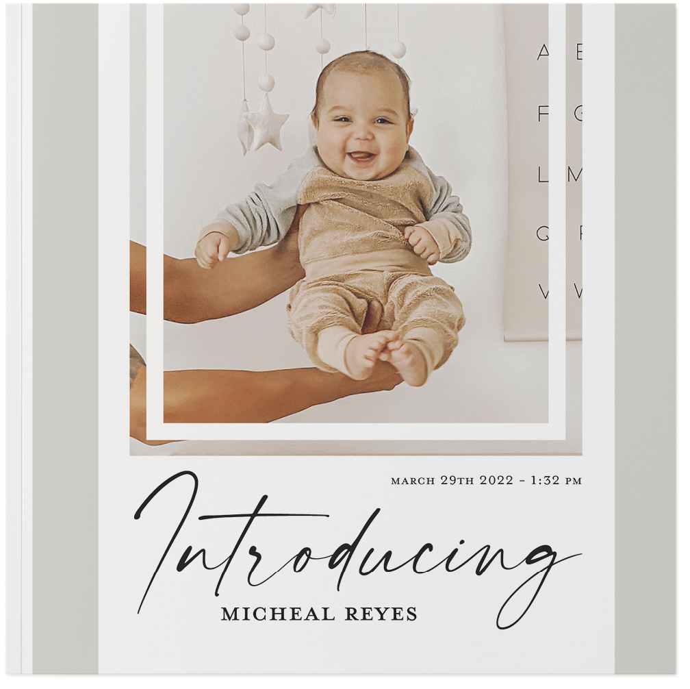 Baby's First Photo Book, 10x10, Soft Cover, Standard Pages