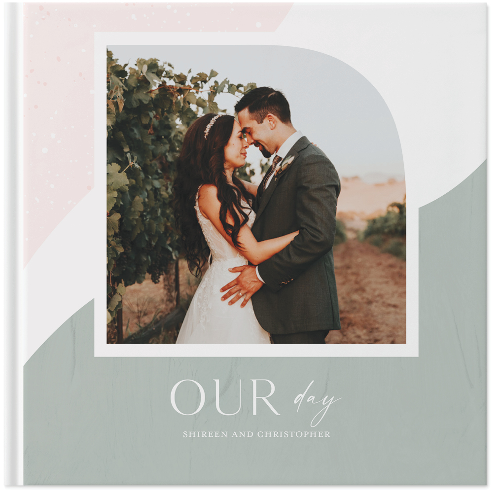 Boho Wedding Photo Book, 8x8, Hard Cover, Standard Layflat