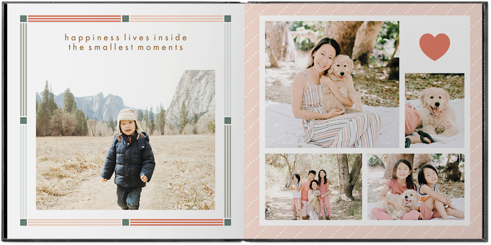 Personalized Dsitressed Leather Photo Albums 8X10 Memory Book