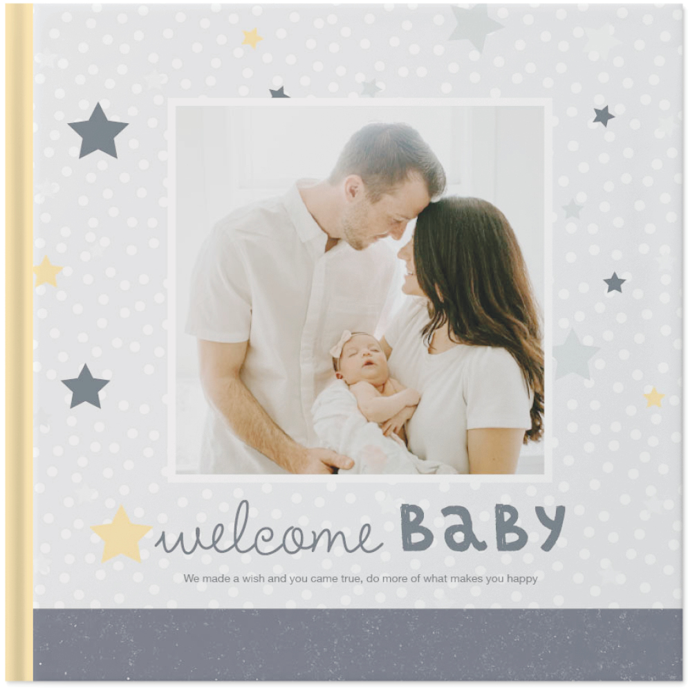 Classic Baby Photo Book, 8x8, Hard Cover - Glossy, Standard Pages