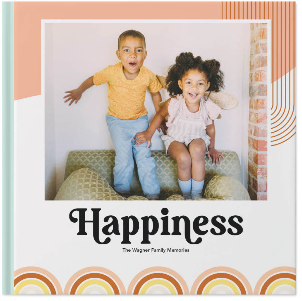 Colorfully Fun Photo Book, 12x12, Hard Cover - Glossy, PROFESSIONAL 6 COLOR PRINTING, Deluxe Layflat
