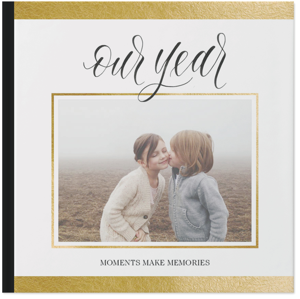 Elegantly Scripted Year In Review Photo Book, Elegantly Scripted Year In Review Photo Book