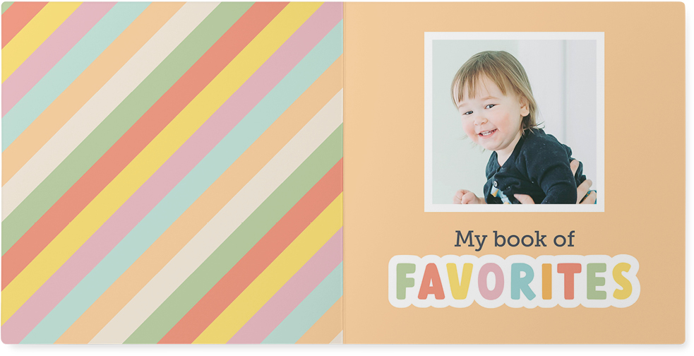 My Favorite Things Soft Cover Personalized Mini Photo Book