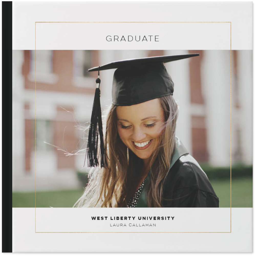 Graduation Celebration Photo Book, 10x10, Hard Cover - Glossy, Standard Pages