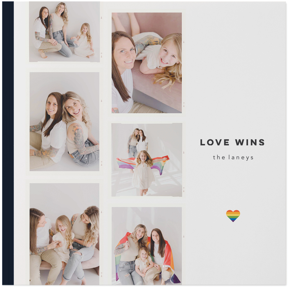 Love Wins Photo Book, 8x8, Soft Cover, Standard Pages