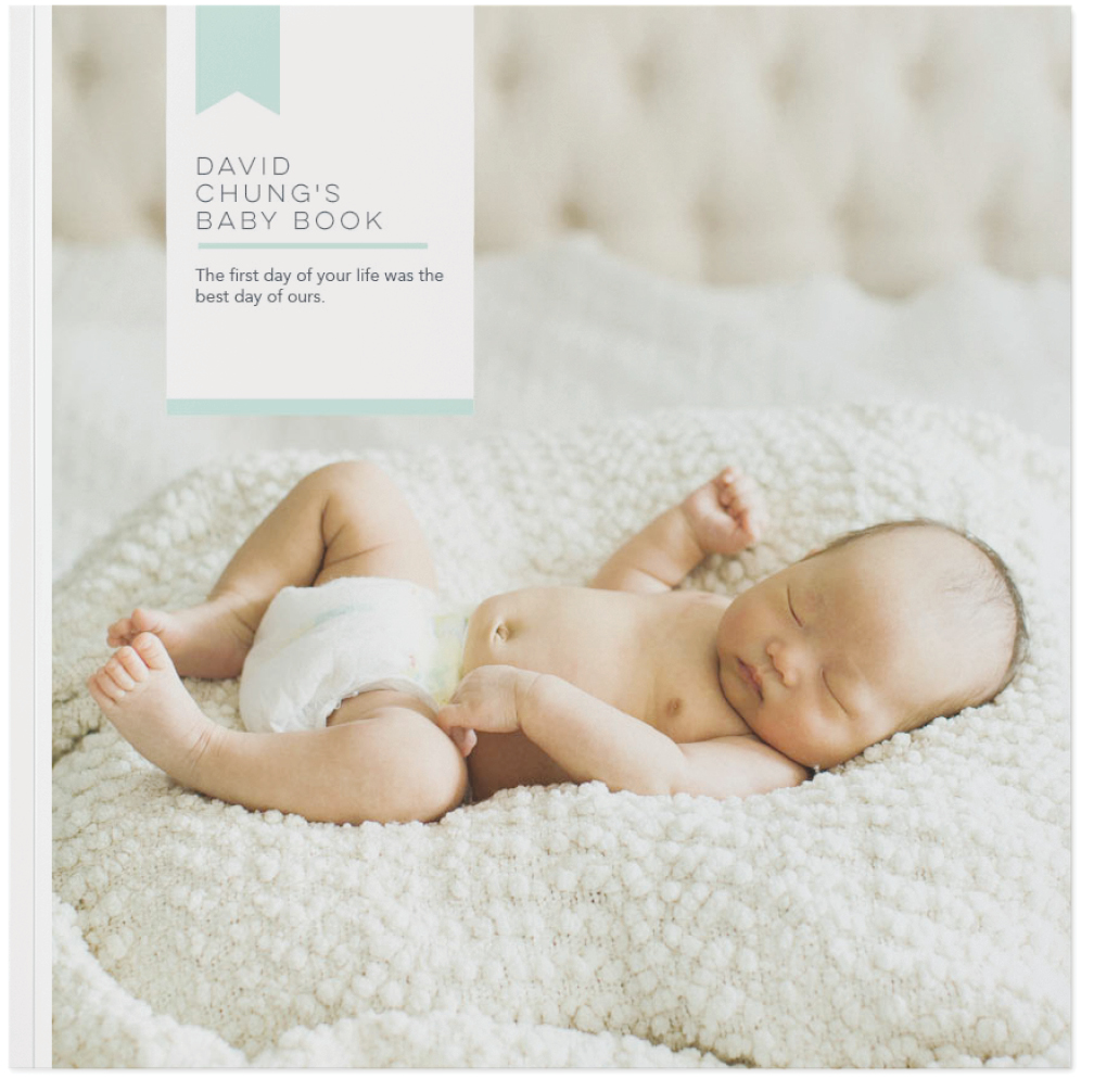 Modern Baby Photo Book, 8x8, Soft Cover, Standard Pages