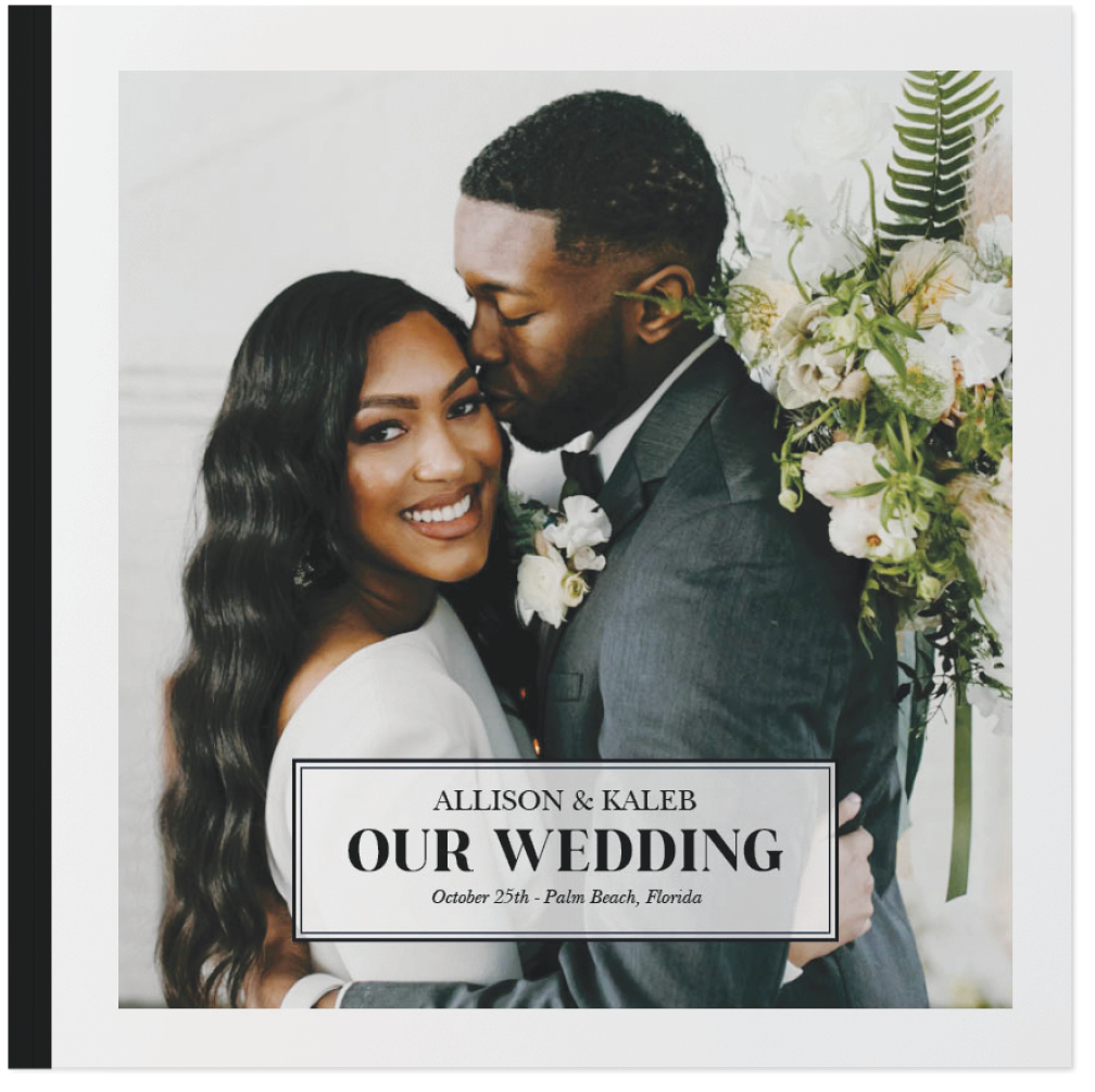Our Wedding Day Photo Book, 8x8, Soft Cover, Standard Pages