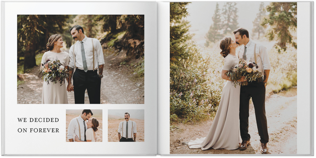 Simple Elegant Wedding 10x10 Photo Book Preview 2
