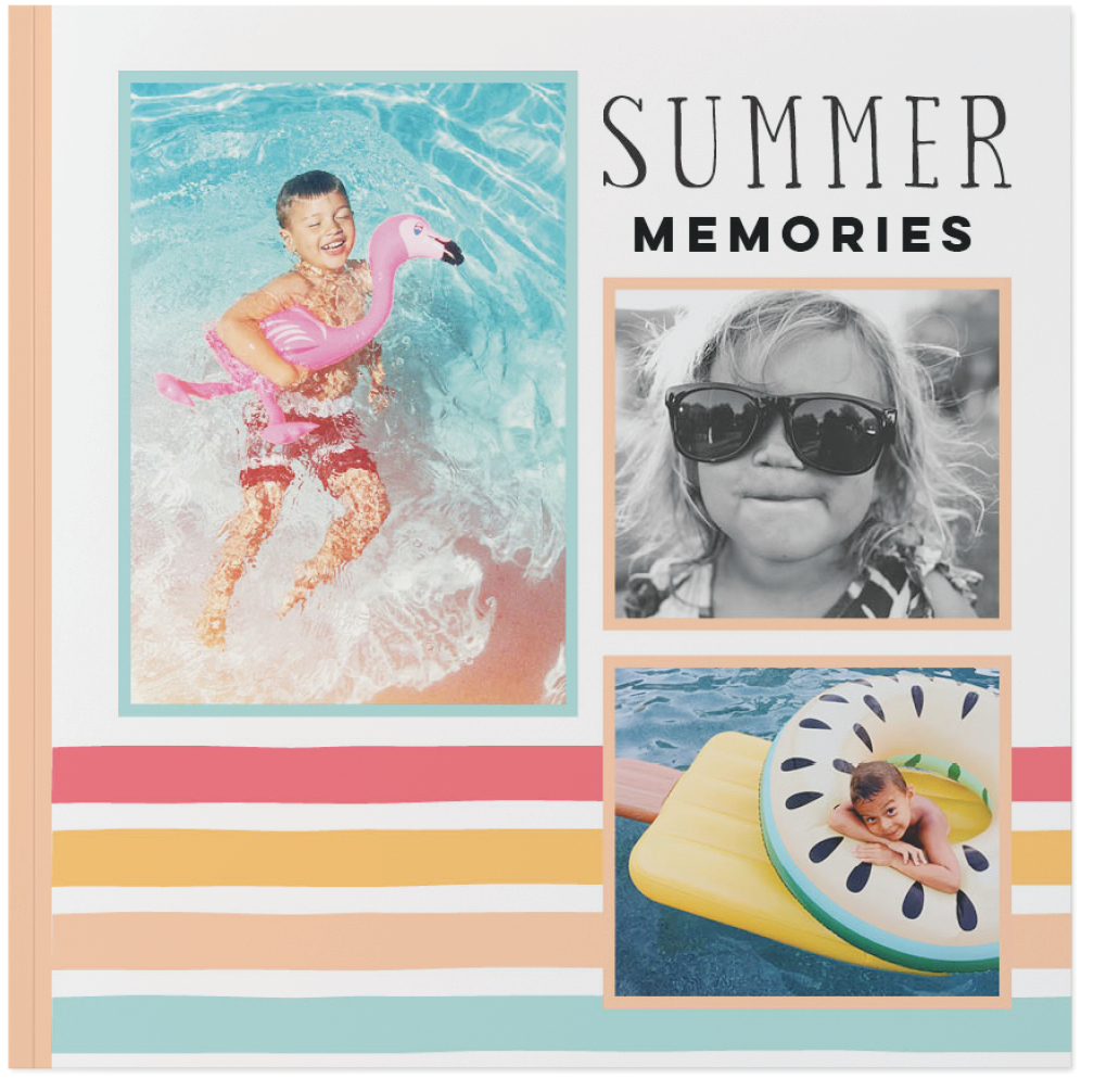 Summertime Fun Photo Book, 10x10, Soft Cover, Standard Pages