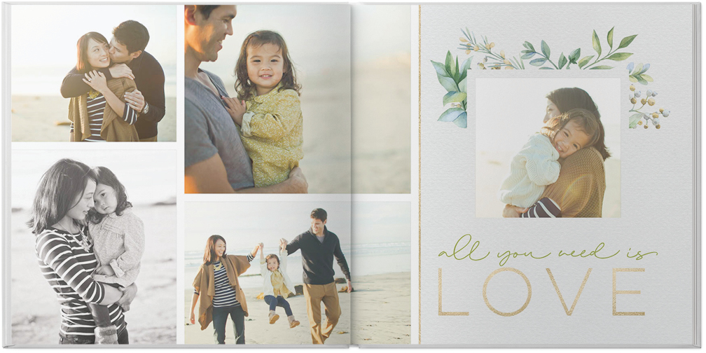 Watercolor Greenery by Sarah Hawkins Designs 10x10 Photo Book Preview 5