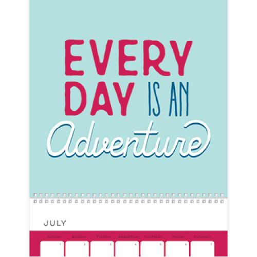 Simply Quotes Wall Calendar, 12x12