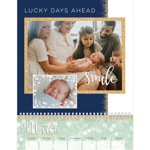 Sparkle & Shine Wall Calendar, 12x12
