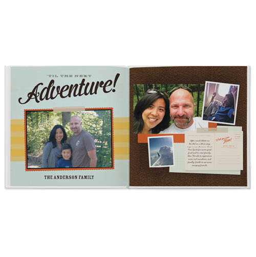 The Travel Bug Photo Book, 8x8, Professional Flush Mount Albums, Flush Mount Pages