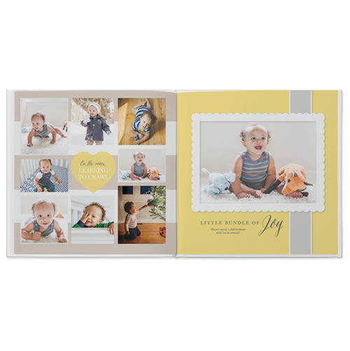 welcome baby photo book